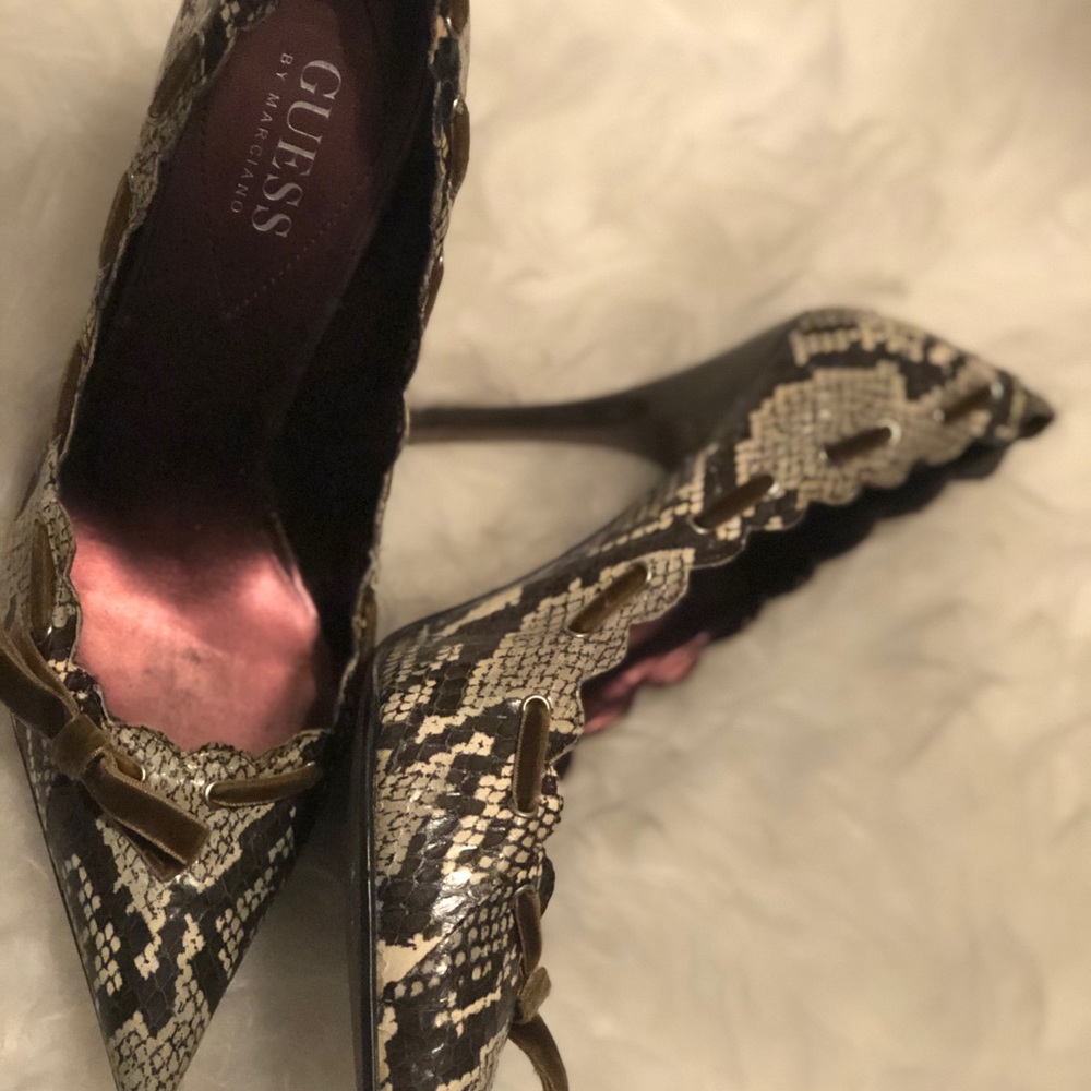 Guess Snakeskin Stilettos